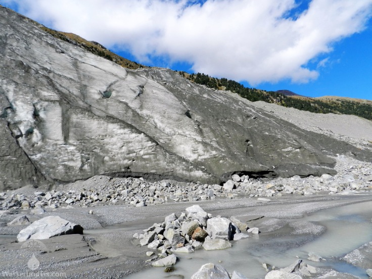Gletscherzunge Morteratschgletscher Schweiz